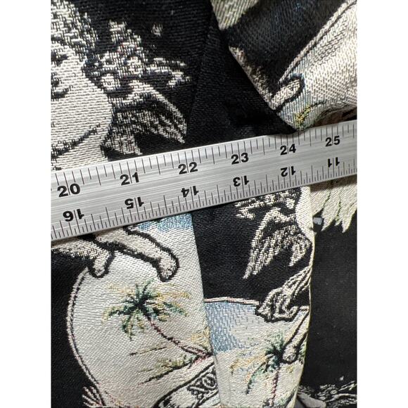 Rebel Vengeance Tapestry Jacket w/ A Cherub & Oasis Print Mens Size Large NWT - Picture 11 of 12
